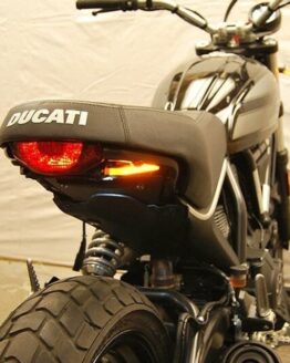 New Rage Cycles Fender Eliminator Kit Black Fits 15-24 Ducati Scrambler Sixty2