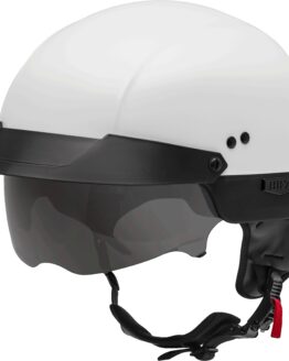GMAX HH-75 Half Helmet White Small