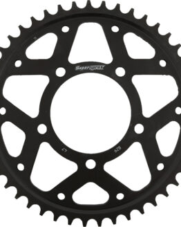 Supersprox Steel Rear Sprocket 47T 530 Black Fits Suzuki