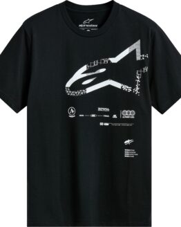 Alpinestars Geografica SS CSF Tee Black XL Men's Short Sleeve Shirt