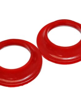 Red Rear Upper Coil Spring Isolators by Energy Suspension Fits 91-96 Chevrolet
