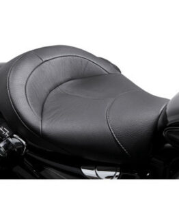 Danny Gray Big IST Solo Leather Seat Black Fits 04-18 Harley XL Sportster