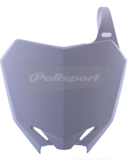 Front Number Plate - White