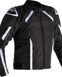 RST S1 CE Textile Jacket Black/Black/White Small