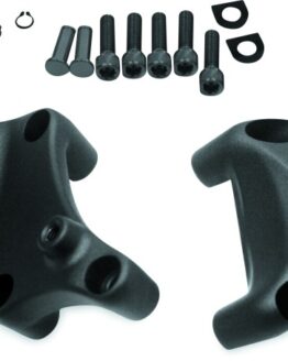 Biker's Choice Black Passenger Foot Peg Mount with Hardware