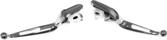 Chrome Vortex Custom Brake & Clutch Levers Set