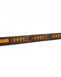 30 In LED Light Bar Single Row Straight Amber Combo - Diode Dynamics
