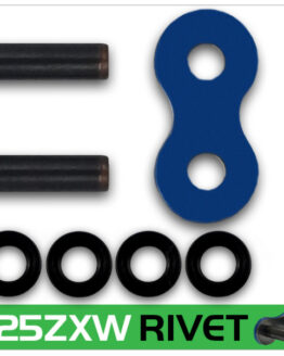RK ZXW Series 525 Chain Rivet Connecting Link Blue