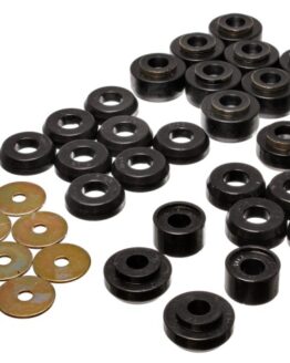 Black Body Mount Set by Energy Suspension 3.4136G For Chevrolet Caprice 4-Door