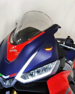 Mirror Block Off Turn Signals Black by New Rage Cycles Fits 21-24 RS 660