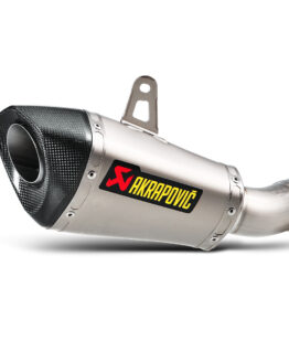 Akrapovic Titanium Slip-On Exhaust Silver Fits 16-20 Kawasaki ZX10R