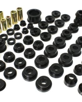 Black Hyper-Flex Master Bushing Kit Fits 92-95 Civic/CRX, 93-97 Del Sol