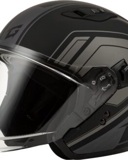 GMAX OF-87 Duke Open Face Helmet Matte Black/Grey XL