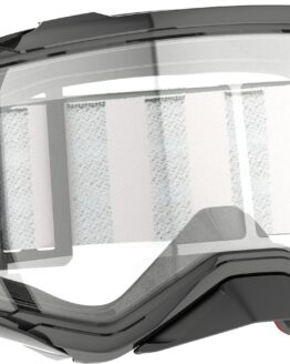 Scott Prospect Goggle w/ WFS Roll-Offs - Black & White W/ Clear Works Lens
