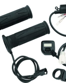 BikeMaster 7/8in Heated Grips w/ LCD Switch