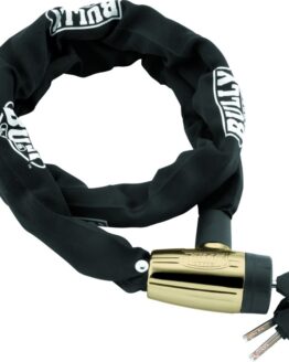 Bikemaster Bully Lock Heavy-Duty 5'6" Chain 12mm Integrated Lock Black