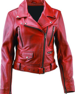 Original Kuryakyn Arabian Spice Leather Jacket Red Womens Medium