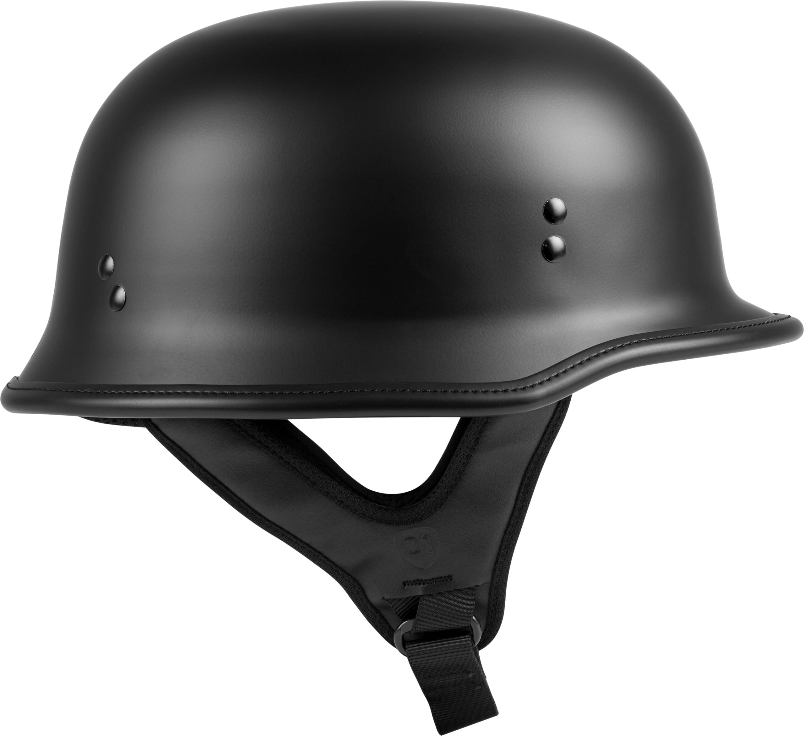9MM German Beanie Helmet Matte Black 4X For Highway 21 - Image 4