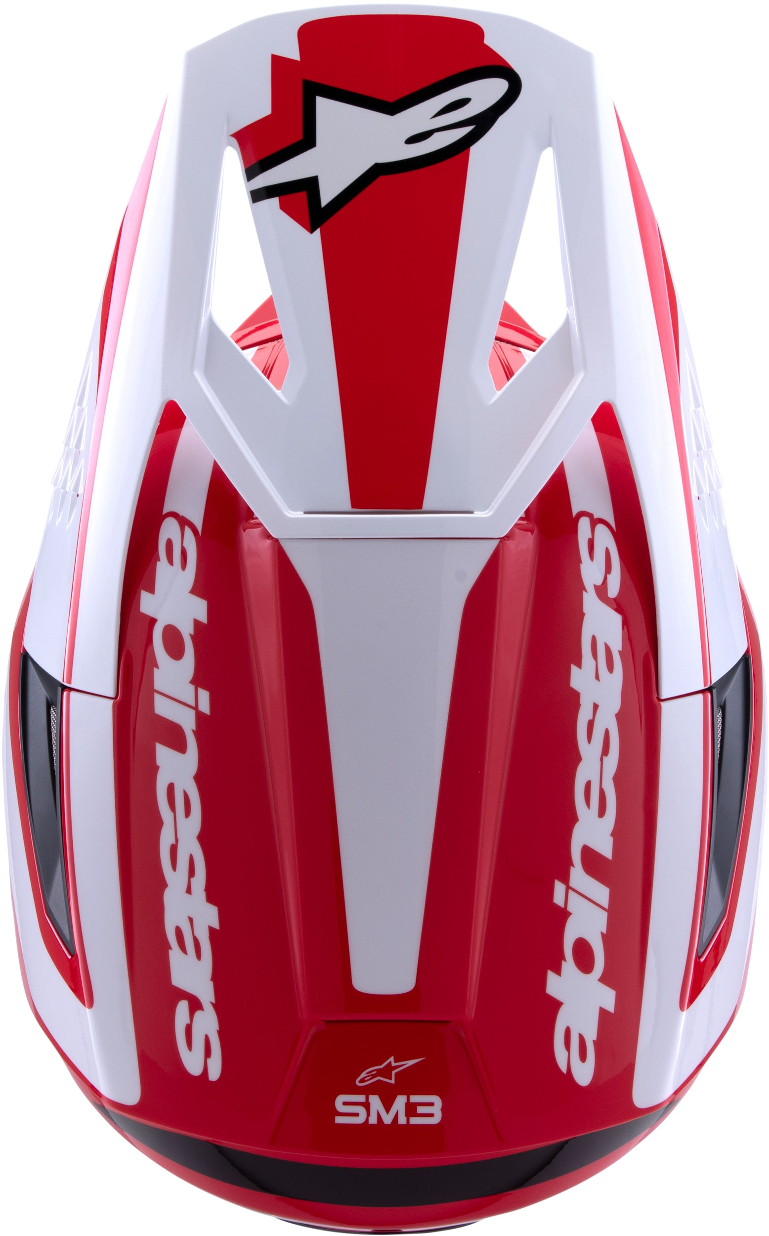 Alpinestars SM3 Heat Helmet Red/White/Black Gloss Small - Image 7