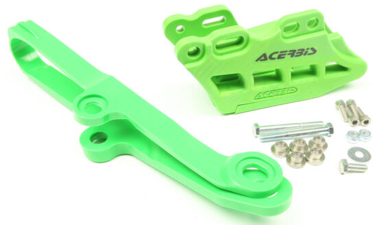 Chain Guide & Swingarm Slider Kit V 2.0 -  Green