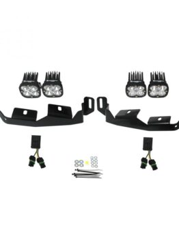 Baja Designs Headlight Kit Black/Clear Fits 2014+ RZR XP1000/RS1 Pro