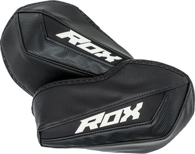 Rox Speed FX Gen 3 Flex-Tec Handguards Black/White Universal Pair - Image 4