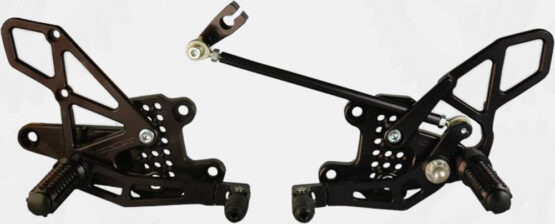 V2 Adjustable Rearset - Black