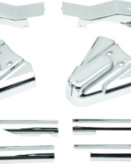 Original Swingarm Cover Kit Chrome For 86-99 Softail Models