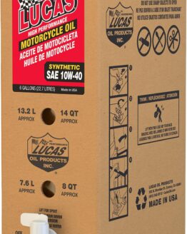 Lucas Synthetic High Performance Oil 10W40 6 Gallon Box