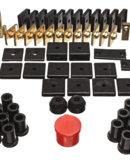 Energy Suspension Hyper-Flex Master Bushing Set Black Fits 64-78 FJ40