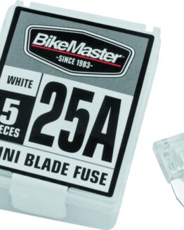 BikeMaster 5Piece 25A Replacement Mini Blade Fuse
