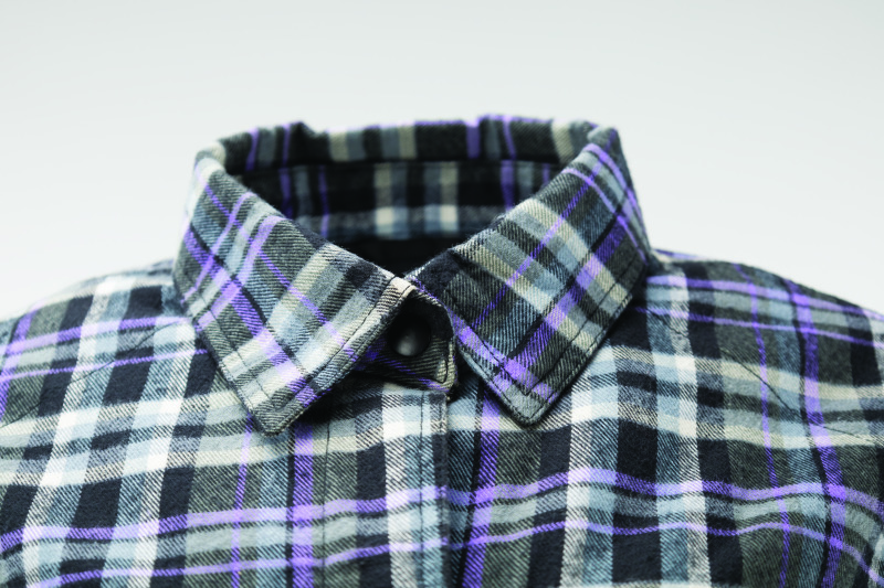 Kuryakyn Cameo Flannel Moto Shirt Black Womens Small - Image 6