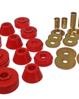Energy Suspension Red Body Mount Set Fits 73-80 GM C-10 C1500 2WD