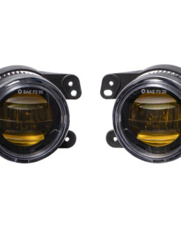 Elite Series Type M Yellow Fog Lamps (Pair) - Diode Dynamics