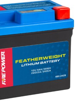 Fire Power Featherweight Lithium Battery Replaces YTX5L-BS/YTZ7S