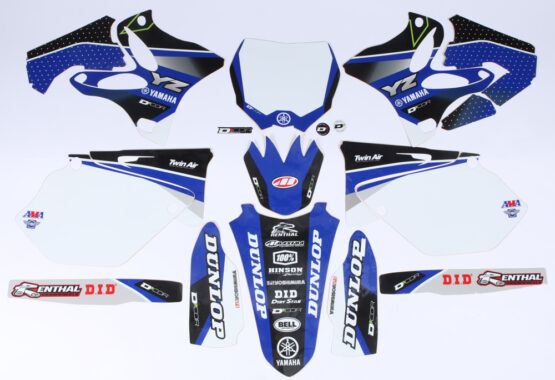 Yamaha Raceline Graphics Complete Kit White Backgrounds