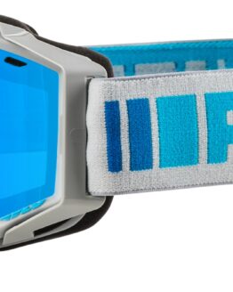 Fly Racing Zone Snow Goggle Silver/Blue Sky Blue Mirror Lens