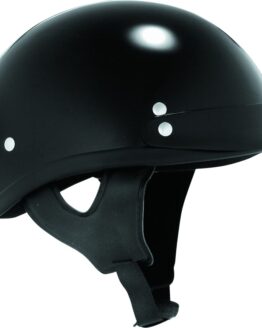 Skid Lids Traditional Half Helmet Black - Medium