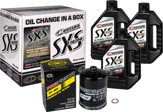 SXS Quick Oil Change Kit 10w-50 w/ Oil Filter For RZR & Ranger 900/1000 XP