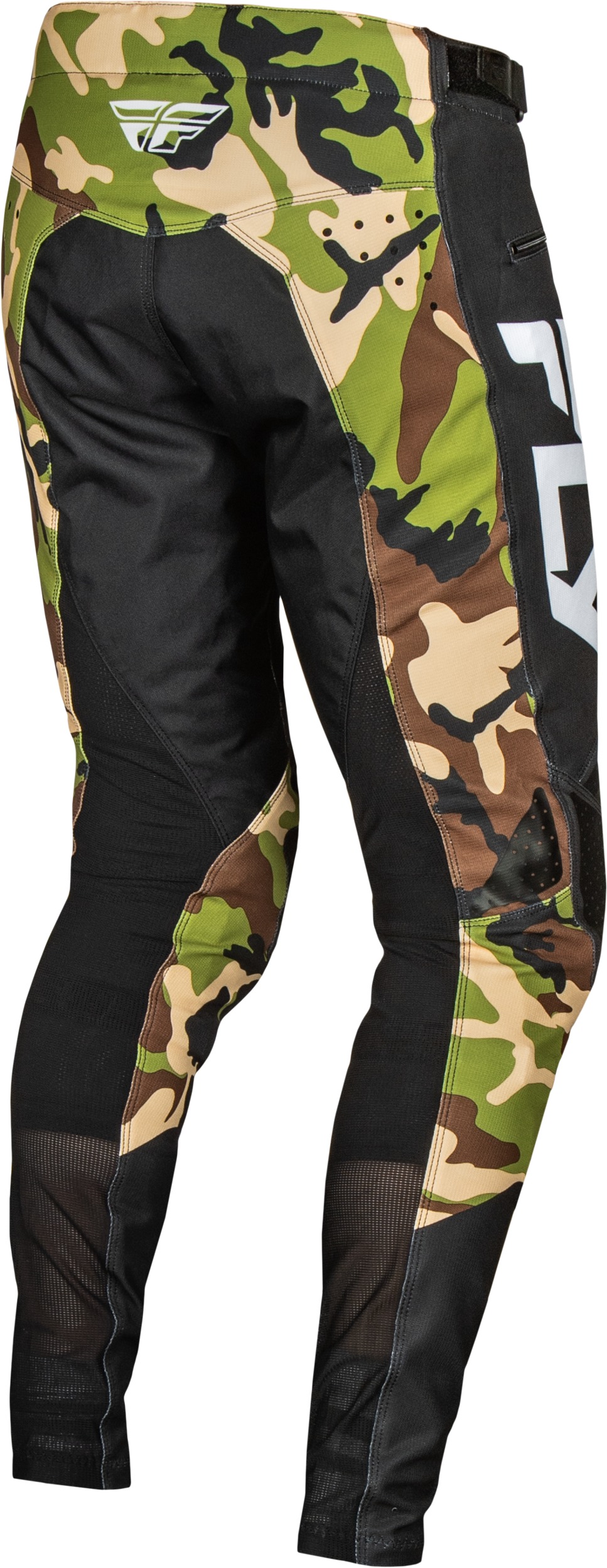 Fly Racing Rayce Bicycle Pants Black/Camo Size 38 - Image 3