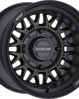 Raceline Omega 15x10 Satin Black Wheel 4x137 0mm Rear