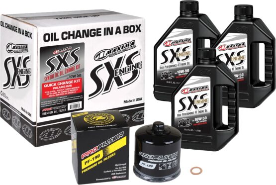 SXS Quick Oil Change Kit 10w-50 w/ Oil Filter For RZR PRO & Turbo