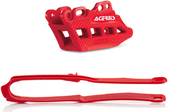 Chain Guide & Swingarm Slider Kit V 2.0 -  Red