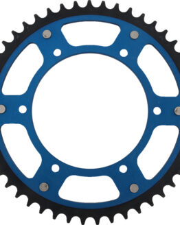 Supersprox Stealth Rear Sprocket 49T Blue 520 For Yamaha YZ WR TTR
