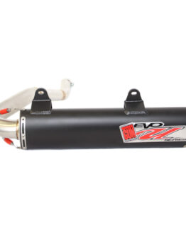 Big Gun EVO U Slip-On Exhaust Black Fits Honda Rincon 650 680