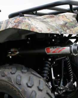 Big Gun EVO U Slip-On Exhaust Black Fits 12-14 Kawasaki Brute Force 650 750