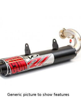 Big Gun EVO U Slip-On Exhaust Black Fits 11-15 Can-Am Commander 800 1000 MAX