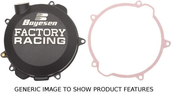 Factory Racing Clutch Cover - Black