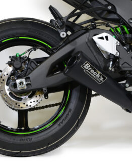 Brock's Alien Head 2 Black Slip-On Exhaust Fits 16-20 Kawasaki ZX10R