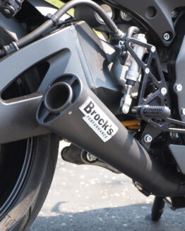 Brock's Alien Head Black Full Exhaust Fits 07-08 Suzuki GSXR1000
